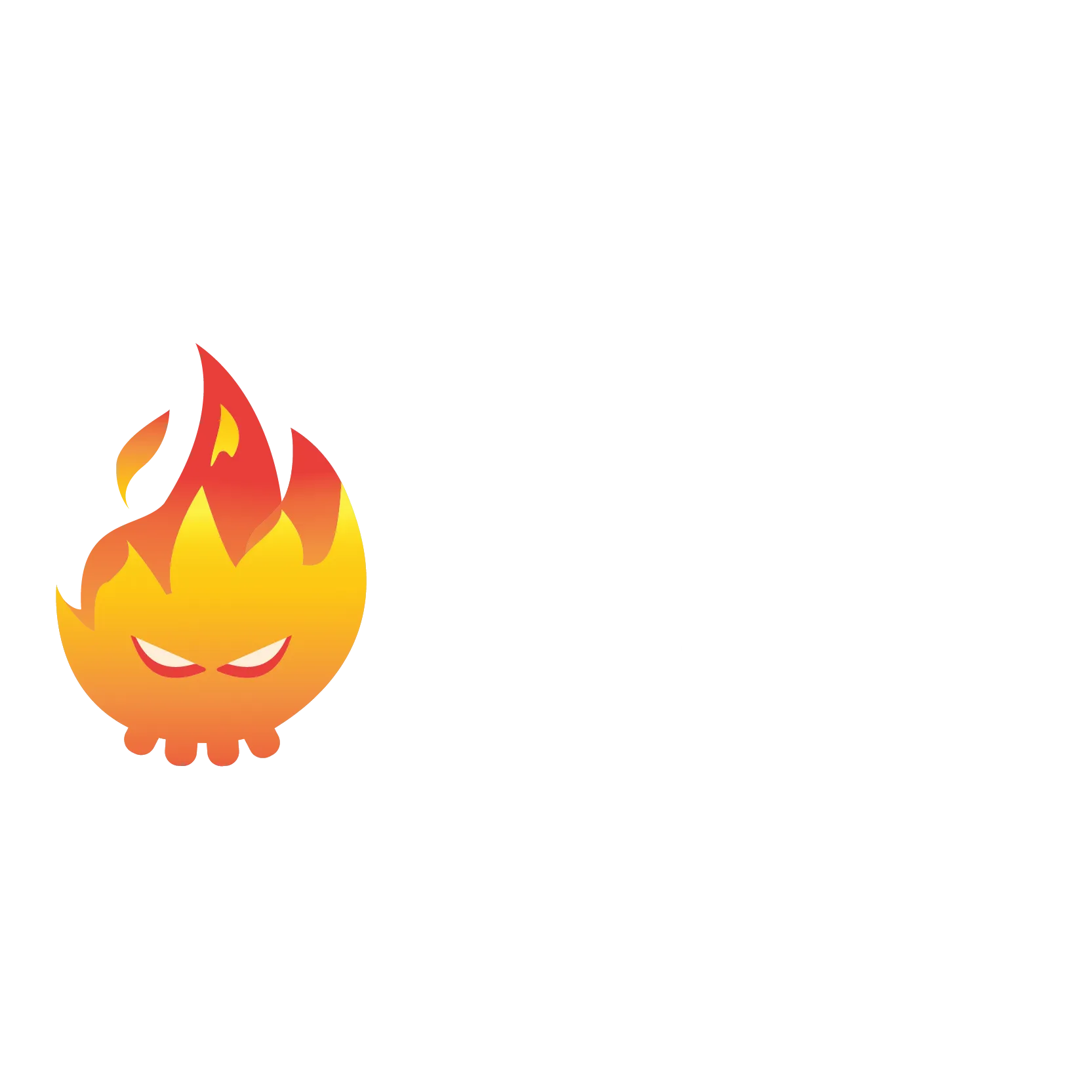 Hell Spin Casino logo with fiery mascot